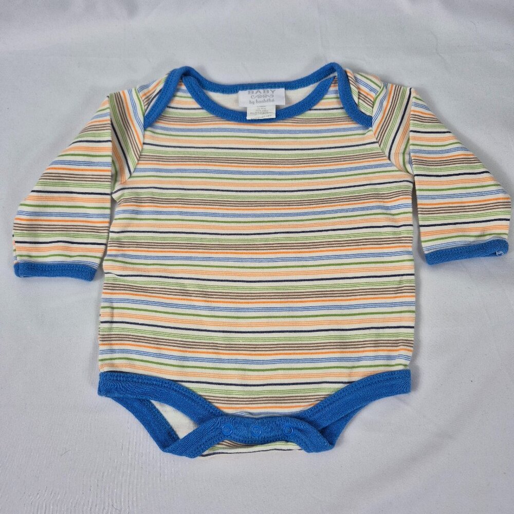 Baby by Bonbebe Boy's Infant Multicolor One Piece Long Sleeve Size 3-6 Months